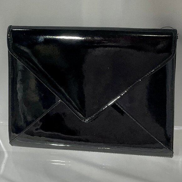 The Furst Collection Handbags - Vintage Furst College Patent "Leather" Envelope Purse Shoulder Bag